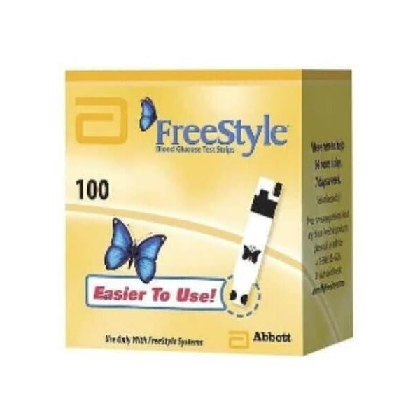 FreeStyle 100ct Blood Glucose Diabetic Test Strips