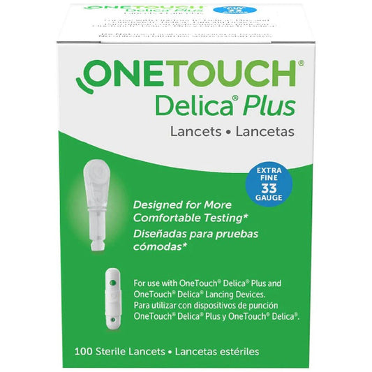 OneTouch Delica Plus Lancets 33g 100ct